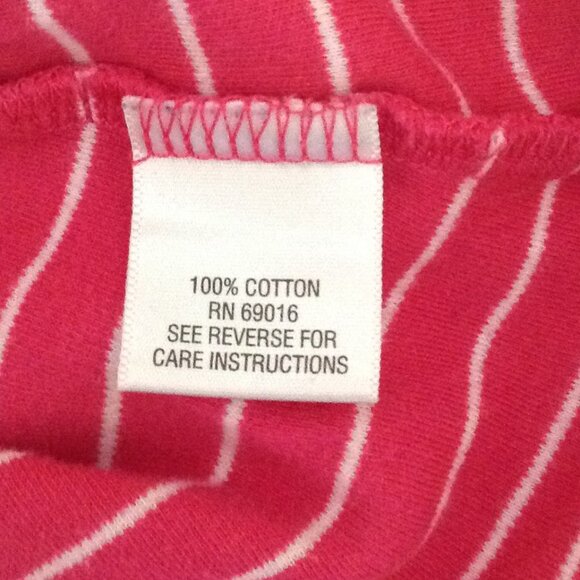 Studio Works Women's Size XL Pink Stripped Top T-Shirt 3/4 Sleeves - Picture 7 of 8